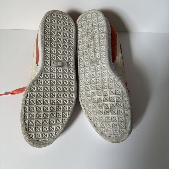 PUMA Suede Classic Coral Low Profile Lace-up Sneakers Tennis Shoes Womens 8 - Picture 5 of 11